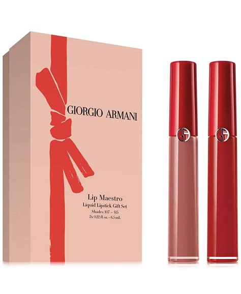 giorgio armani lipstick set